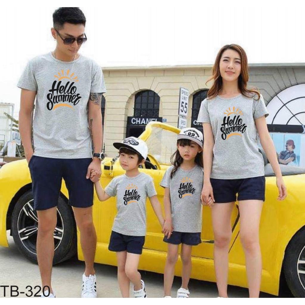 Áo thun nhóm, TEAM, gia đình ĐI BIỂN - HELLO SUMMER