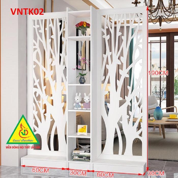 Vách ngăn tủ kệ VNTK02- Nội thất lắp ráp Viendong Adv