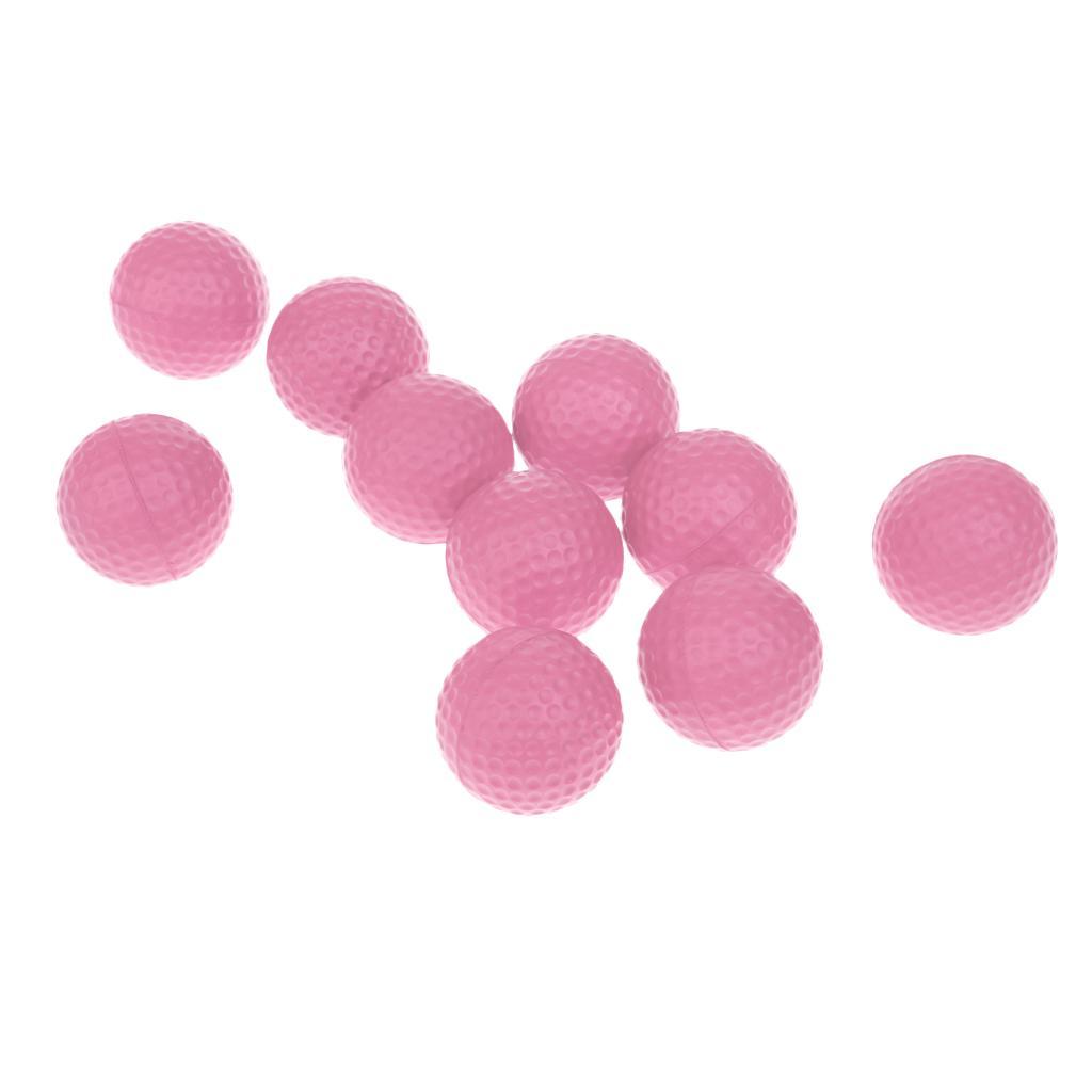 2-3pack 10 Pieces PU Foam Sponge Golf Training Soft Balls Golf Practice Balls