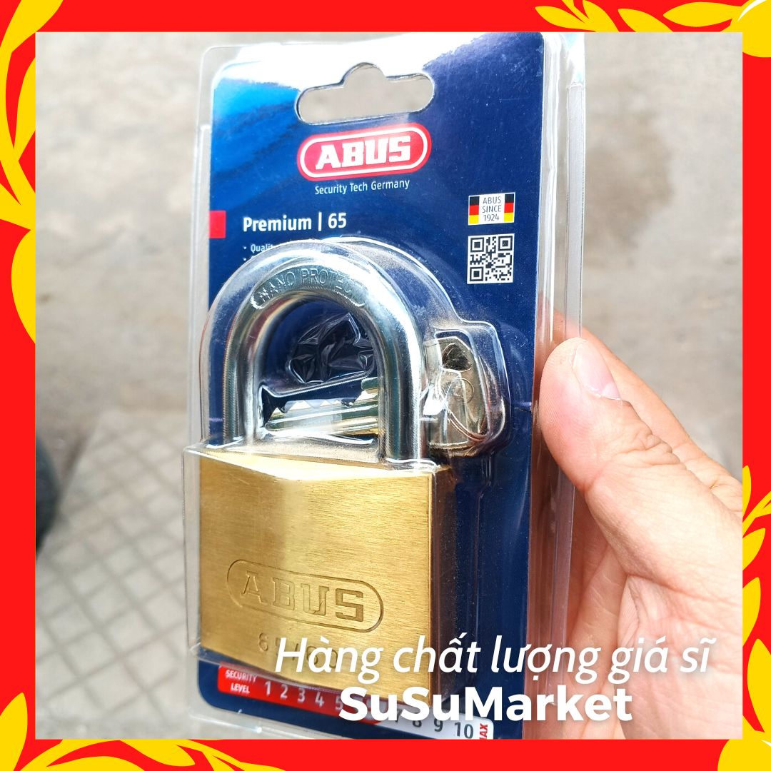 Ổ khoá ABUS Premium 65 | Đồng thau nguyên khối | Kiêu hãnh bất chấp thời gian |