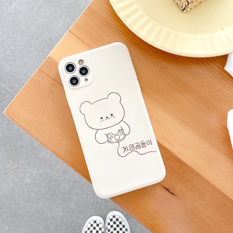 Ốp Lưng iPhone Cạnh Vuông Gấu Play Dành Cho iPhone 6 / 6 Plus / 7 / 7 Plus / 8 / 8 Plus / X / Xs / Xs Max / 11 / 11 Pro / 11 Pro Max / 12 / 12 Pro / 12 Pro Max