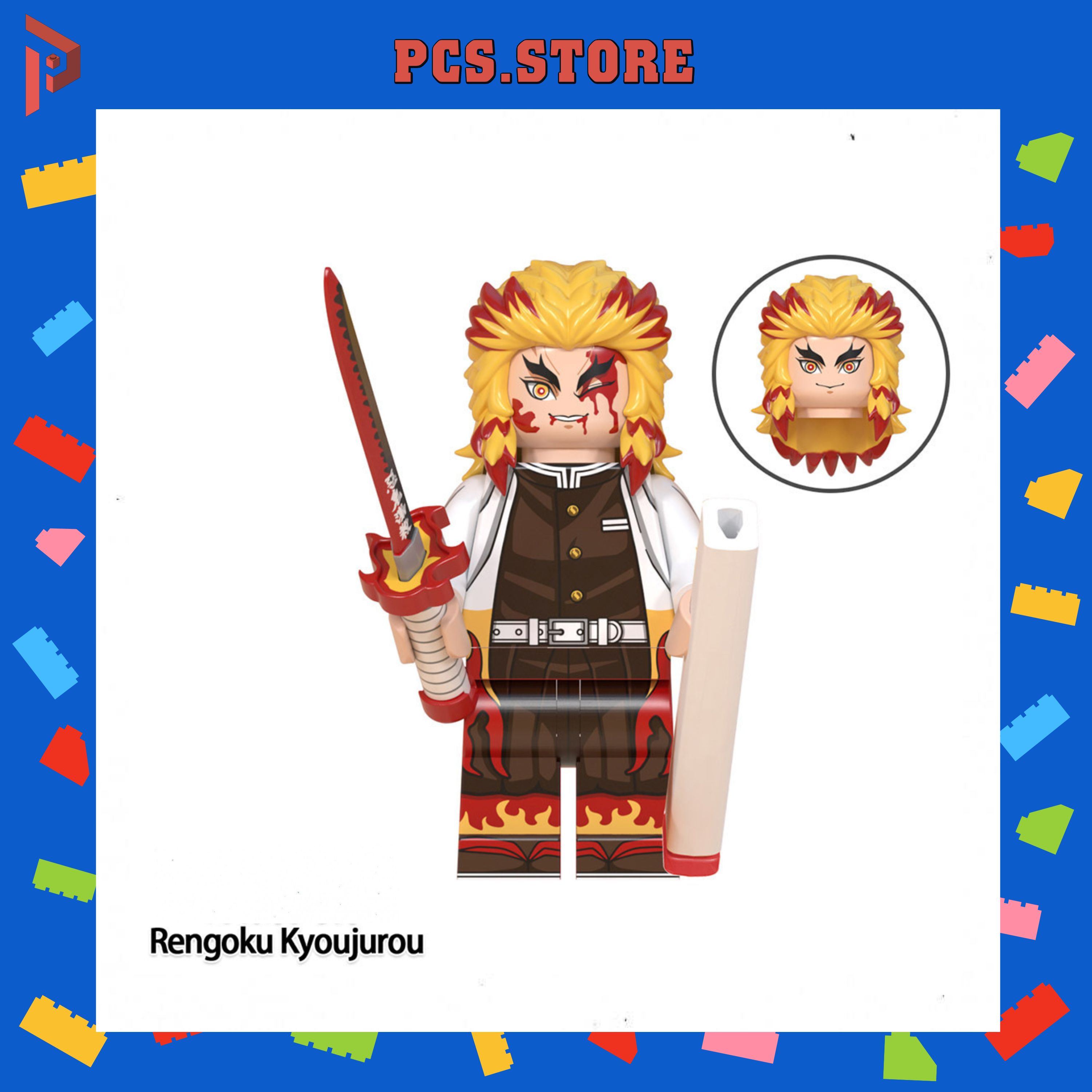 Đồ Chơi Lắp Ráp Minifigures Nhân Vật Demon Slayer - Thanh Gươm Diệt Quỷ - Kimetsu no Yaiba  - PCS STORE