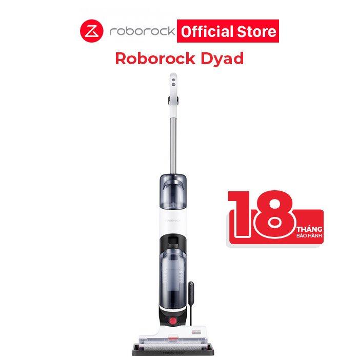 Máy hút bụi lau sàn khô và ướt Roborock Dyad - Động cơ kép 2 con lăn DyadPower công suất 13.000Pa, Tự giặt chổi - Hàng chính hãng