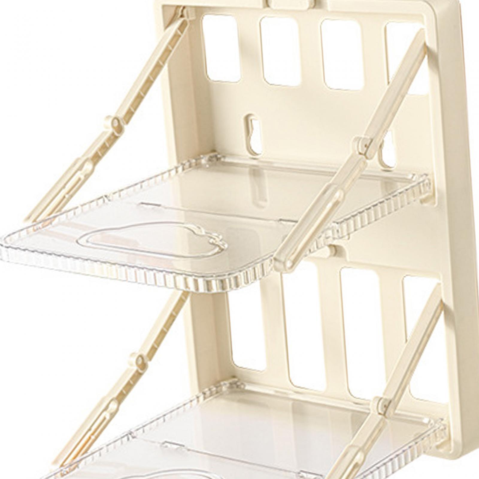 Wall Mounted Shoes Rack Shoe Holder Punch Free Space Saving Detachable Shoe Hanger Shoe Shelf for Closet Entryway Toilet Home