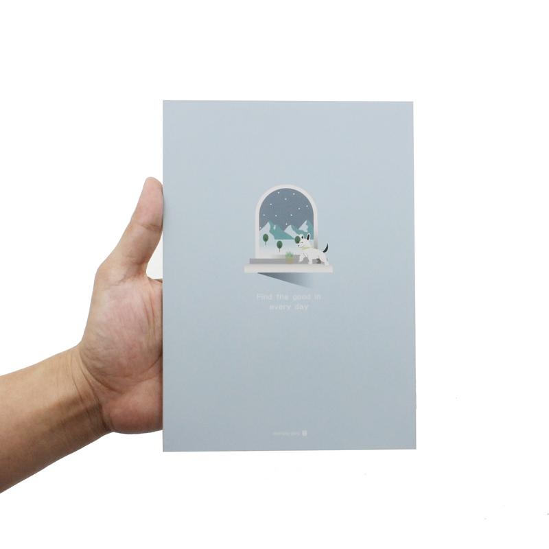 Sổ Puppy Perfect - Morning Glory 11730-88949 - Xanh Nhạt