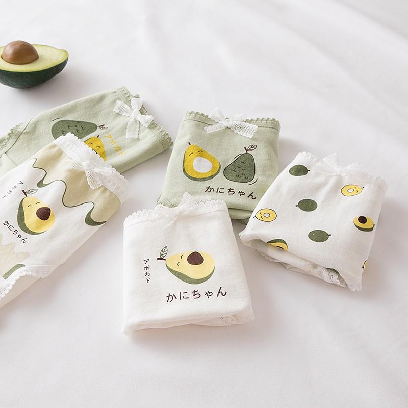 Quần Lót Nữ Cotton Trái Bơ Nữ Sinh Nhật Bản Hàng Loại Đẹp.