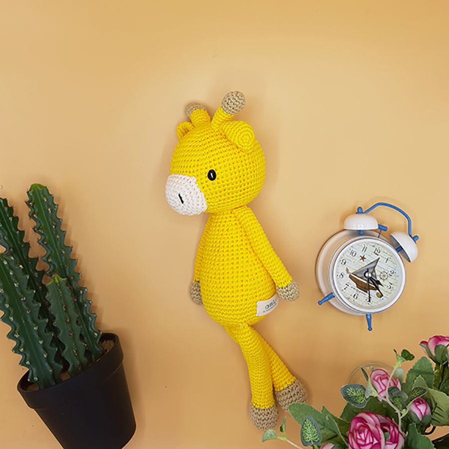 Gấu bông móc len Amigurumi cao cấp - Hươu Sunny quà tặng thú nhồi bông đáng yêu cho bé - SP000284