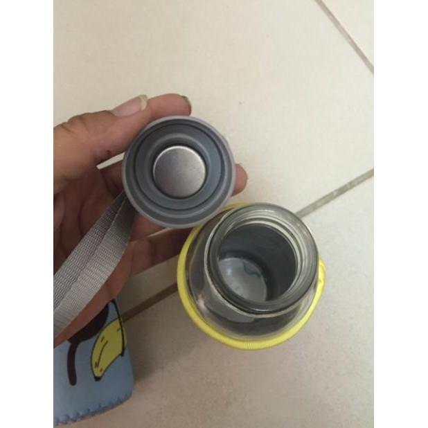 Bình thủy tinh có bọc giữ nhiệt 300ml