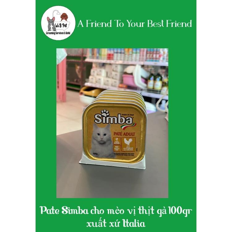 Pate cho mèo Simba xuất xứ Italia 100gr