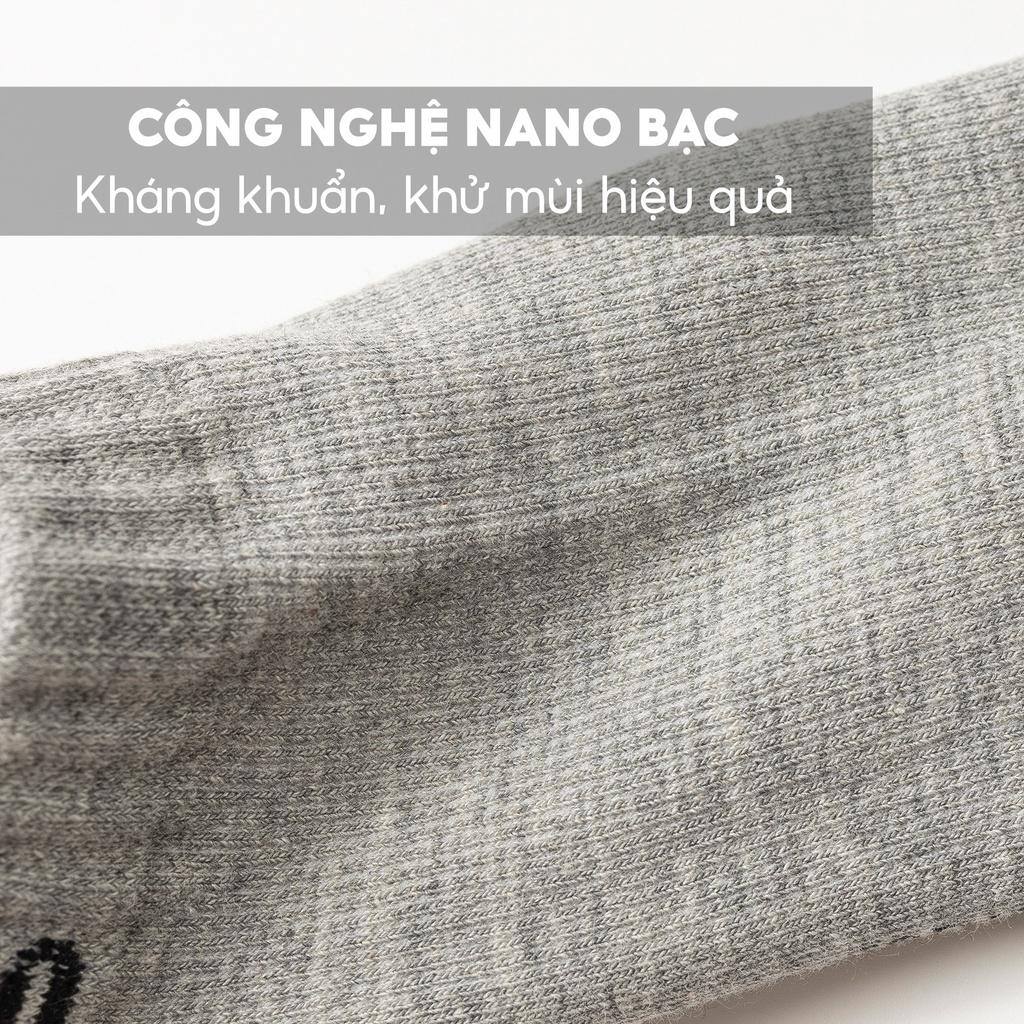 Combo 2 Đôi Tất Cổ Ngắn Nam 5S, Kháng Khuẩn, Khử Mùi, Không Bai Xù, Chống Tụt Gót, Chống Hôi Chân (5S.SHORTSOCK20-02)