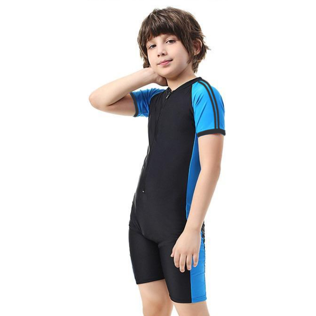 Bộ Đồ Bơi Trẻ Em Liền Cộc Tay Cho Bé Trai Và Bé Gái 11002 Chống Tia UV Kiểu Dáng Thể Thao Năng Động Form Vừa Người Chất Vải Co Giãn 4 Chiều Cao Cấp
