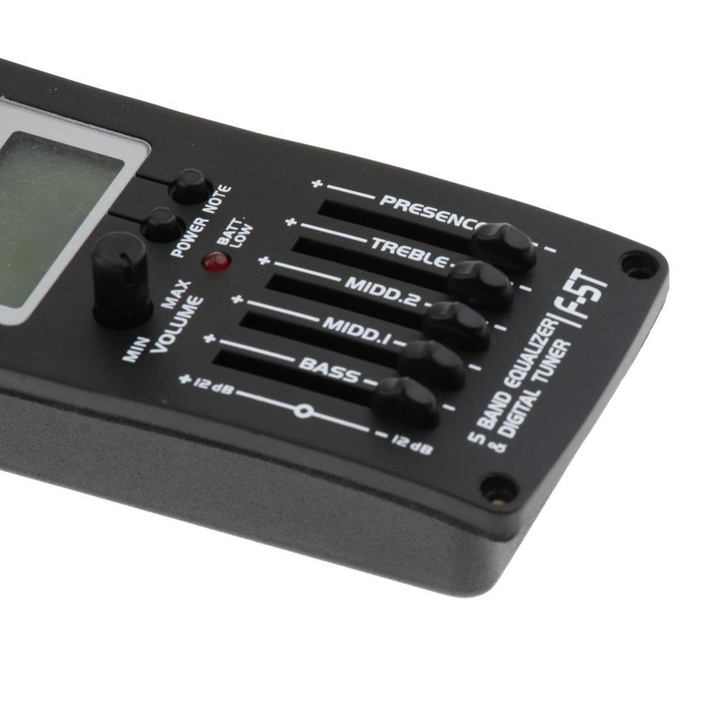 Acoustic Guitar EQ Preamp Pickup with Volume Control for Guitar Parts