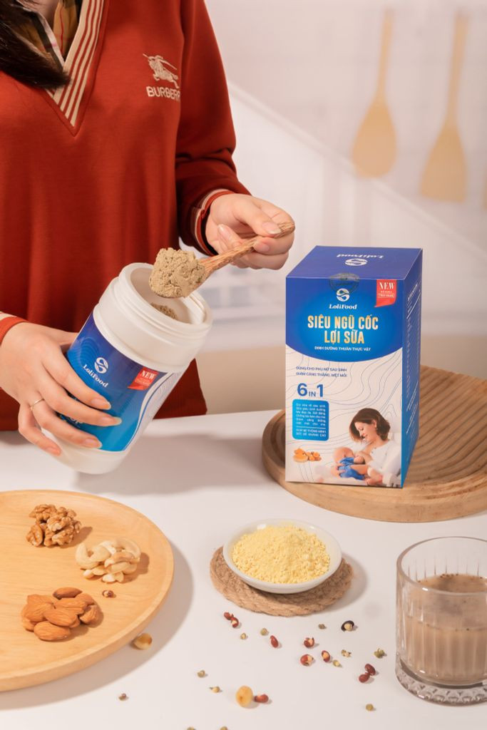 Siêu Ngũ Cốc Lợi Sữa 6IN1 Grainlife Lovifood 500g - Ngũ Cốc Giàu Dinh Dưỡng Kích Sữa Về Nhiều, Hỗ Trợ Nuôi Con Bằng Sữa Mẹ, Thanh Nhiệt, Làm Mát Sữa - Giúp Bé No Lâu, Ngủ Ngon Giấc, Tăng Cân Đều, Phát Triển Toàn Diện, Tăng Sức Đề Kháng