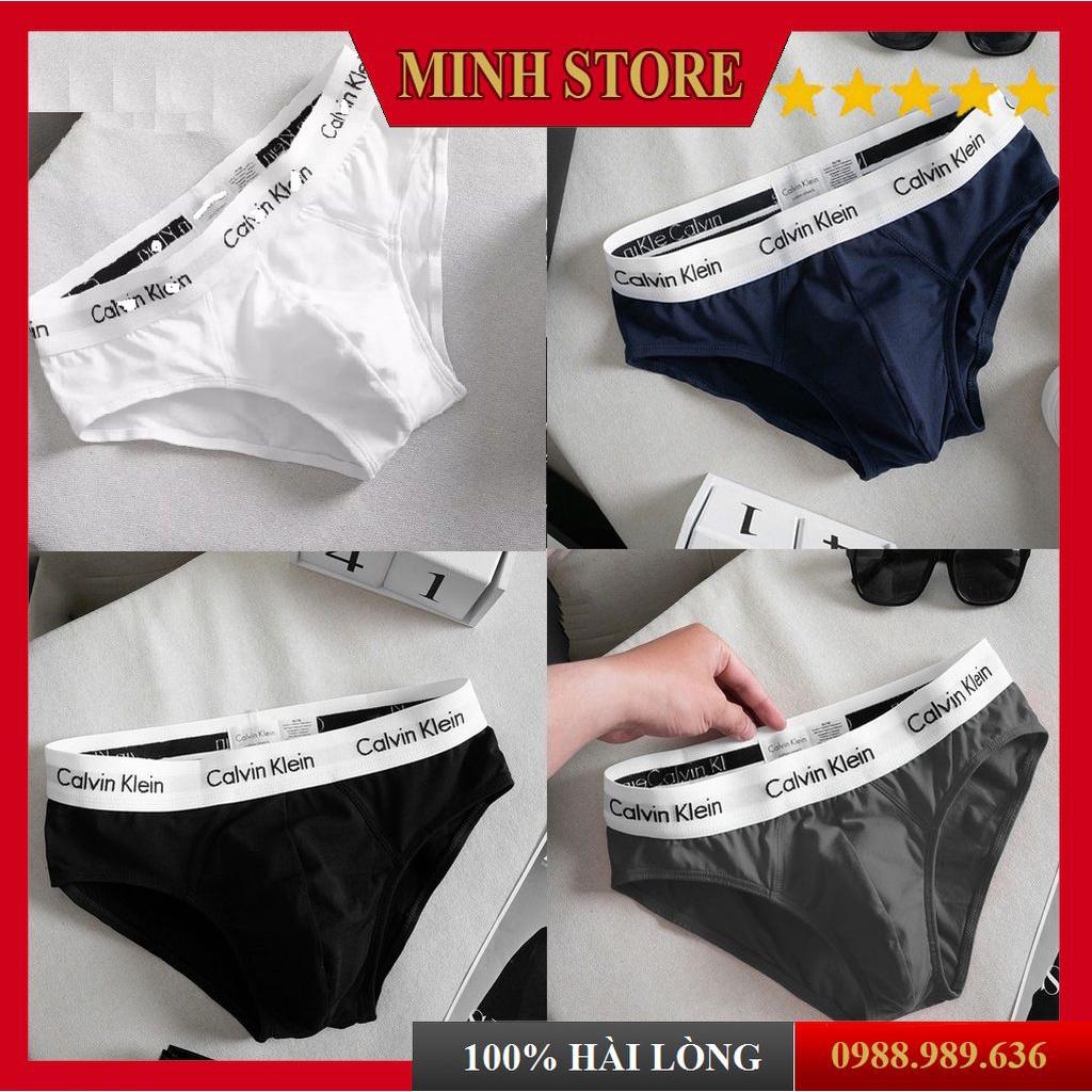 Combo 4 Quần lót nam Boxer thun lạnh, Set 4 quần sịp nam thun lạnh cao cấp Minhstore