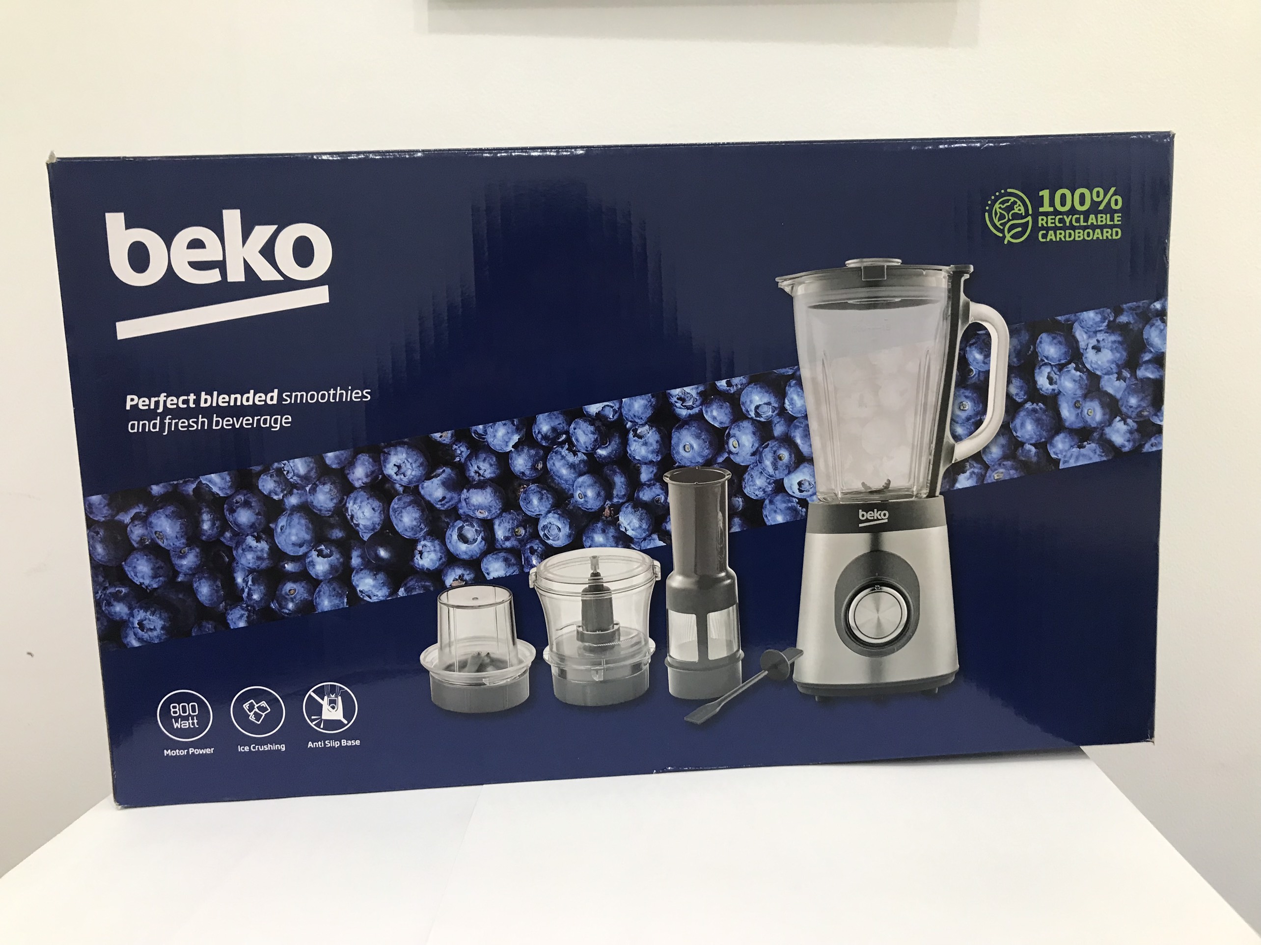 Máy xay sinh tố để bàn Beko TBN 30848 X - Hàng chính hãng