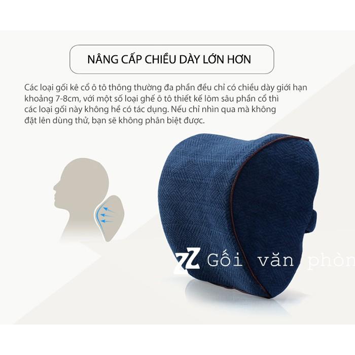 Gối Kê Cổ Ghế Xe Ô Tô Cao Su Non Cao Cấp ZURI PILLOW GLC-04