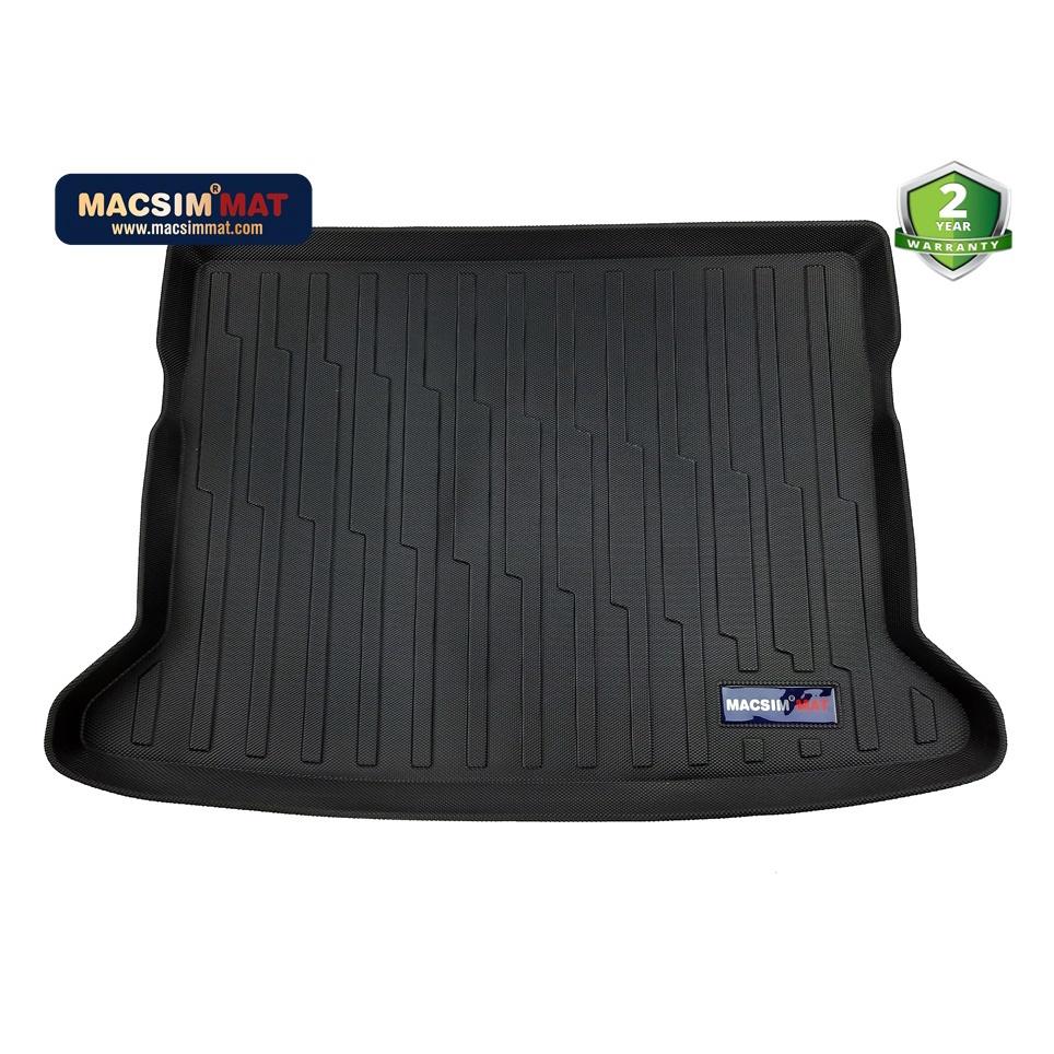 Thảm lót cốp xe ô tô MAZDA CX3 2017+nhãn hiệu Macsim chất liệu TPV cao cấp màu đen hàng loại 2