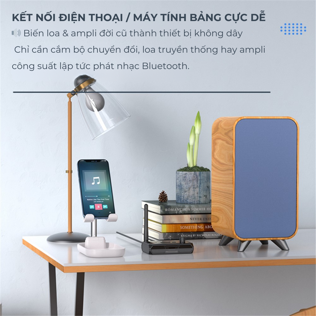 Bộ Chuyển Đổi Bluetooth 5.3 Hỗ trợ USB receiver AUX 3.5mm RCA quang optical C36 - Hàng Nhập Khẩu