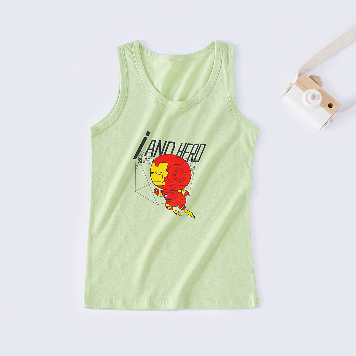 Áo ba lỗ bé trai áo ba lỗ cho bé in hình ngộ nghĩnh chất cotton