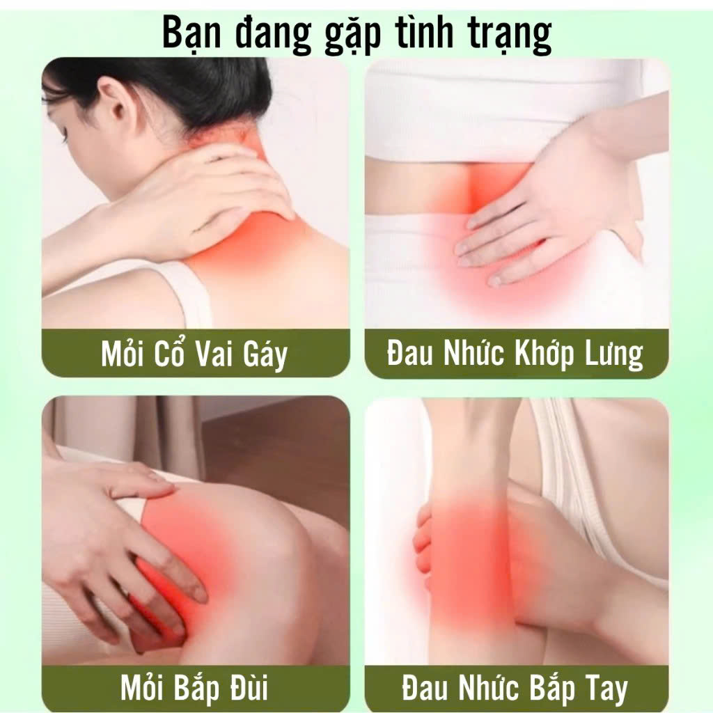 Búa Ngải Cứu Thảo Dược Massage – Gậy Đấm Lưng Cổ Vai Gáy, Thư Giãn Cơ Thể - HÀNG CHÍNH HÃNG MINIIN