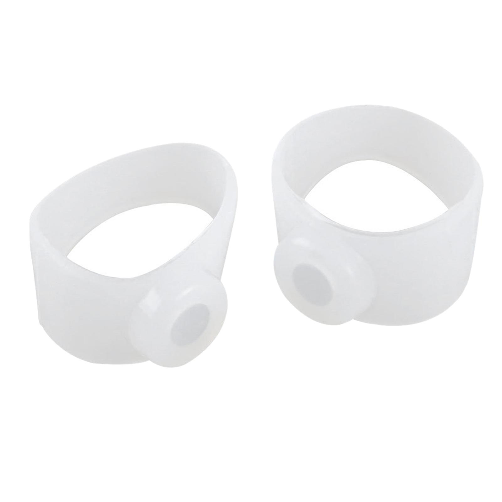 6x1 Pair Silicone  Toe Rings Soft Reduce Body  High Elastic