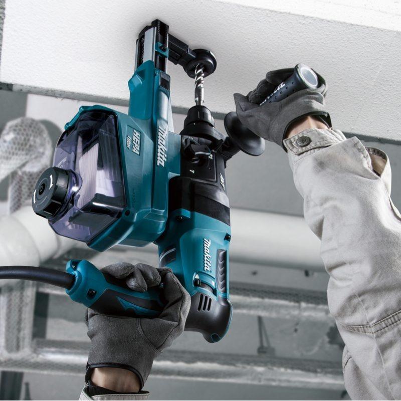 MÁY KHOAN ĐỘNG LỰC 800W VỚI HỆ THỐNG HÚT BỤI MAKITA HR2653 - HÀNG CHÍNH HÃNG