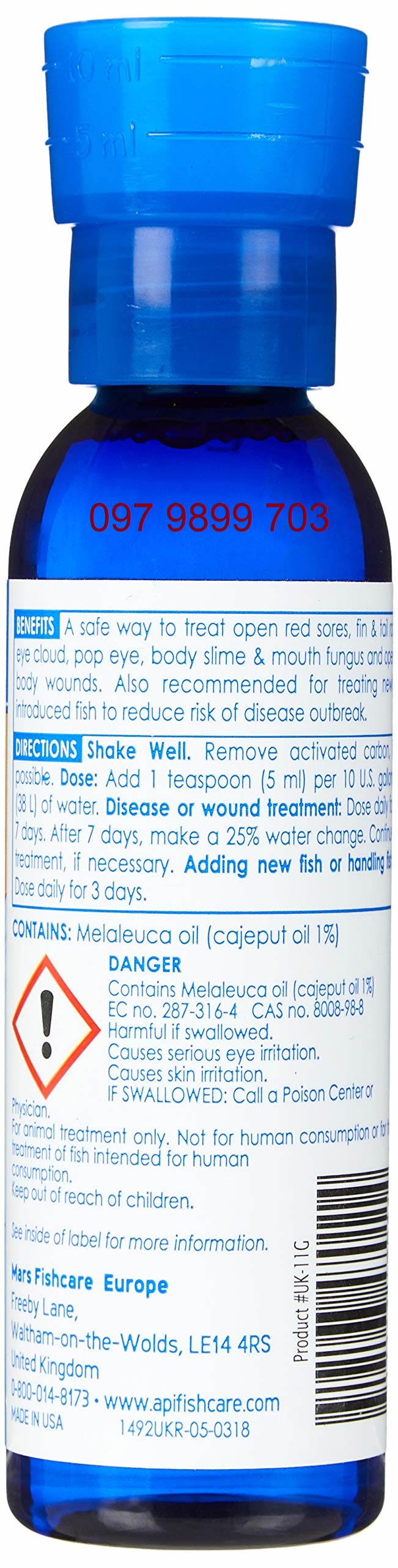 API MELAFIX - Dung Dịch Kháng Khuẩn Cao Cấp - 118ml cho bể cá cảnh