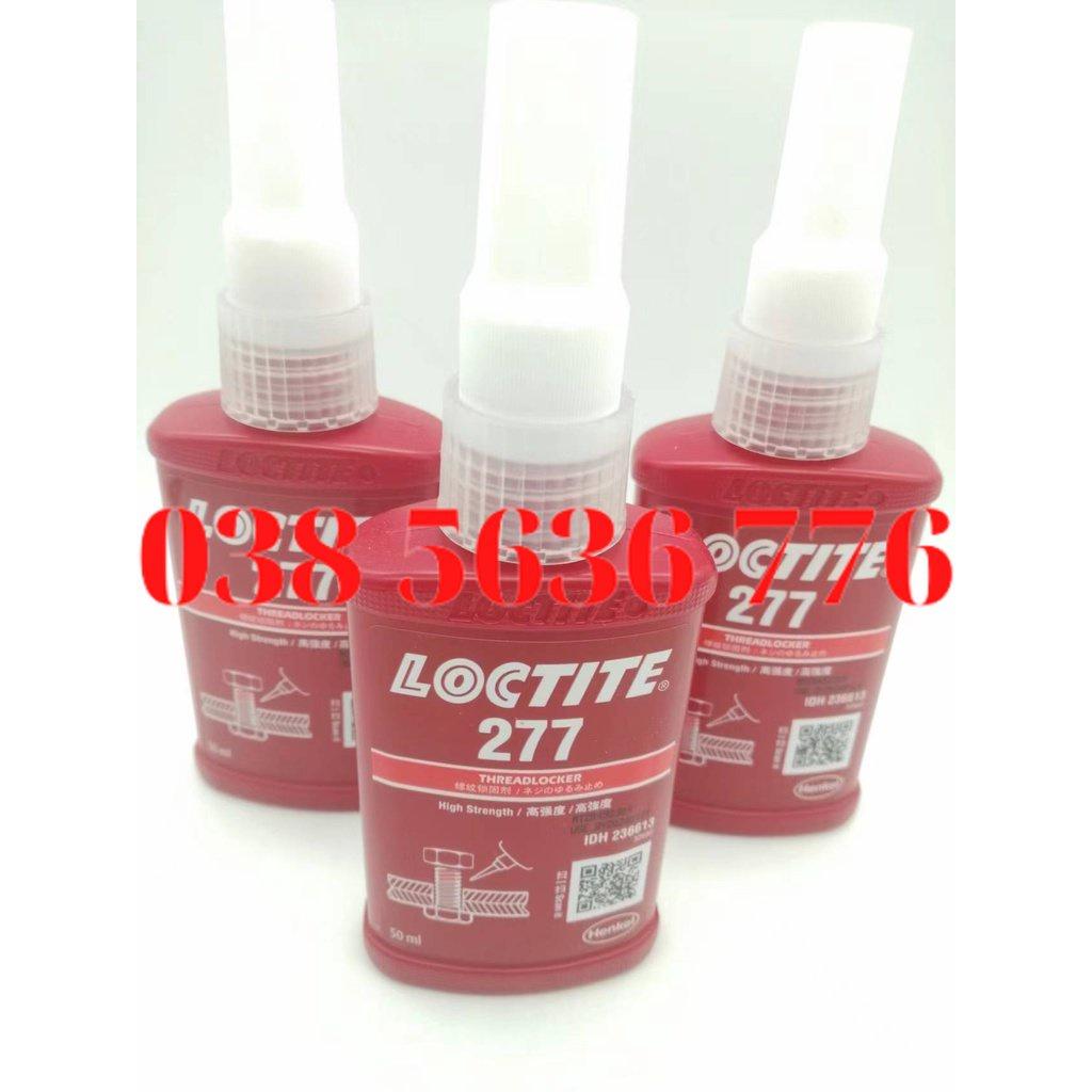 Keo Khóa Ren Henkel Loctite 277, Keo Kỵ Khí, Chịu Nhiệt Độ Cao 50Ml