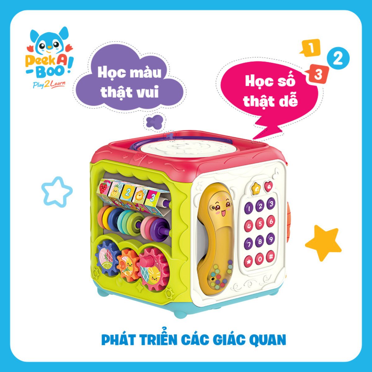 Đồ Chơi Hình Khối 6 Mặt PEEK A BOO PAB055