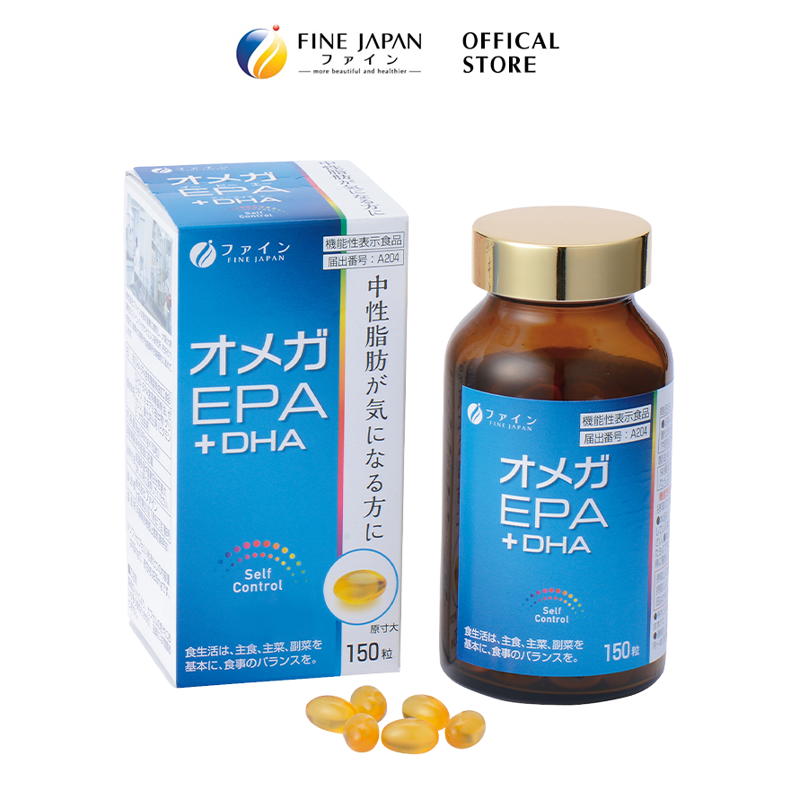 VIÊN UỐNG DẦU CÁ OMEGA EPA+DHA FINE JAPAN 150 VIÊN