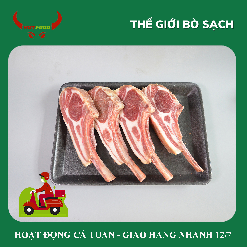 Sườn Cừu Úc Cắt Kiểu Pháp -1Kg