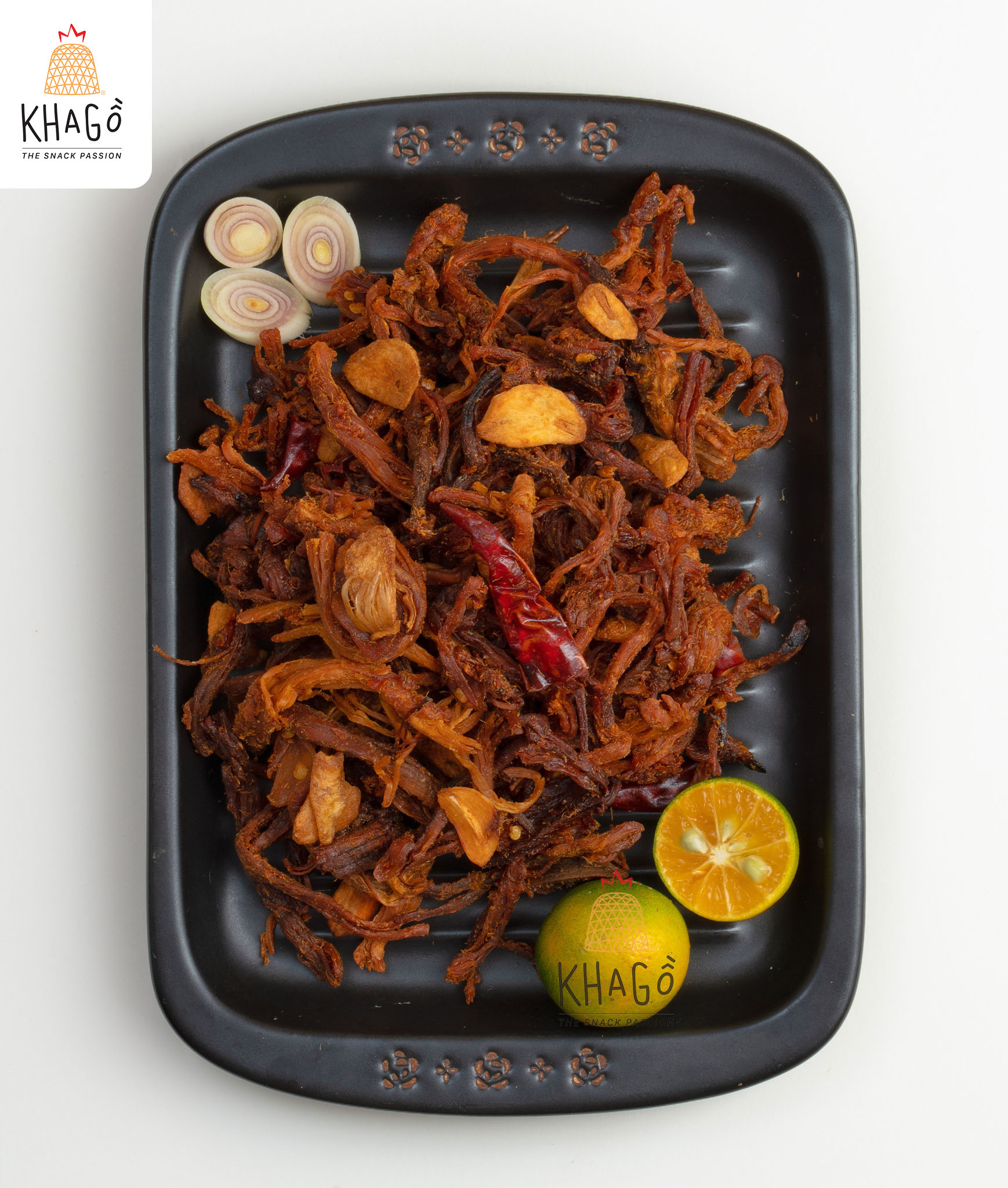 KHÔ HEO 300gr | KHA GỒ | Khô Heo Lăn Tỏi, Ăn Vặt Văn Phòng, Du Lịch, Tết, Sài Gòn Ngon