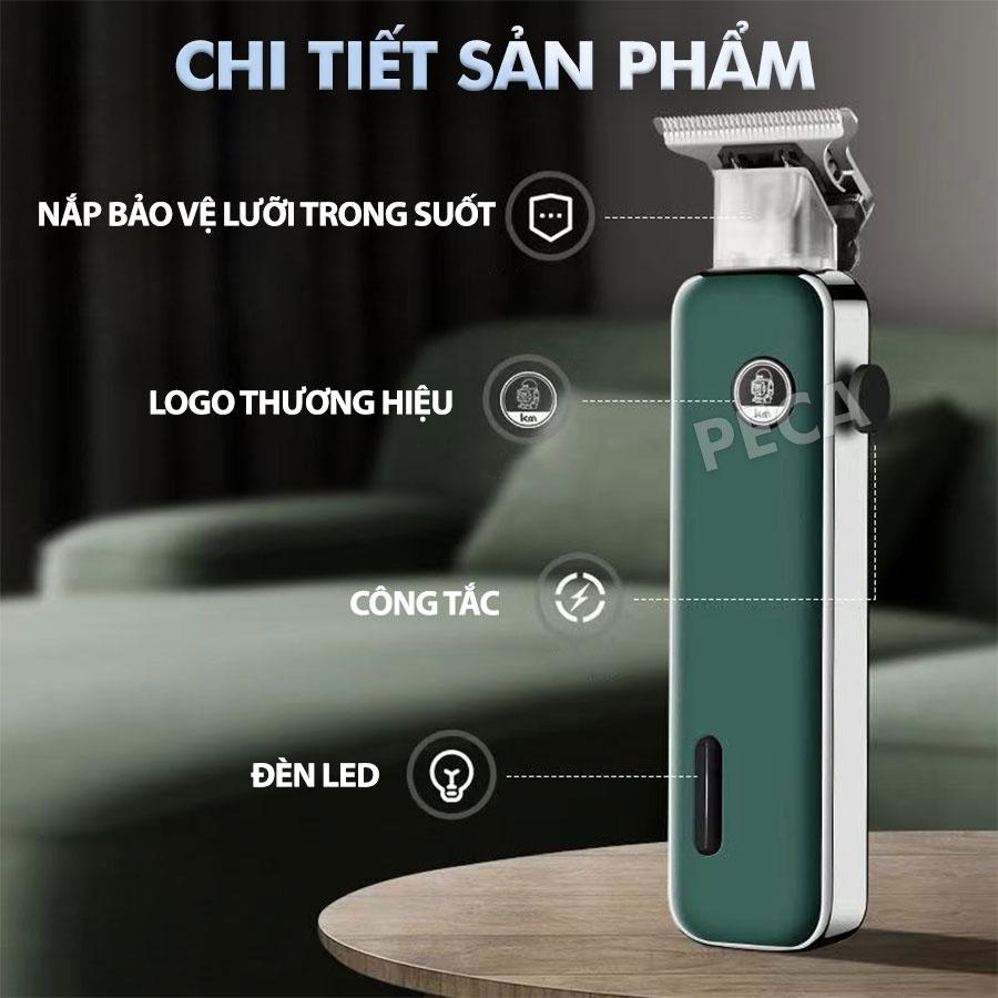 Tông đơ chấn viền Kemei KM-5098 cao cấp thiết kế nhỏ gọn dùng bấm viền, cạo đầu, cạo trắng chân tóc