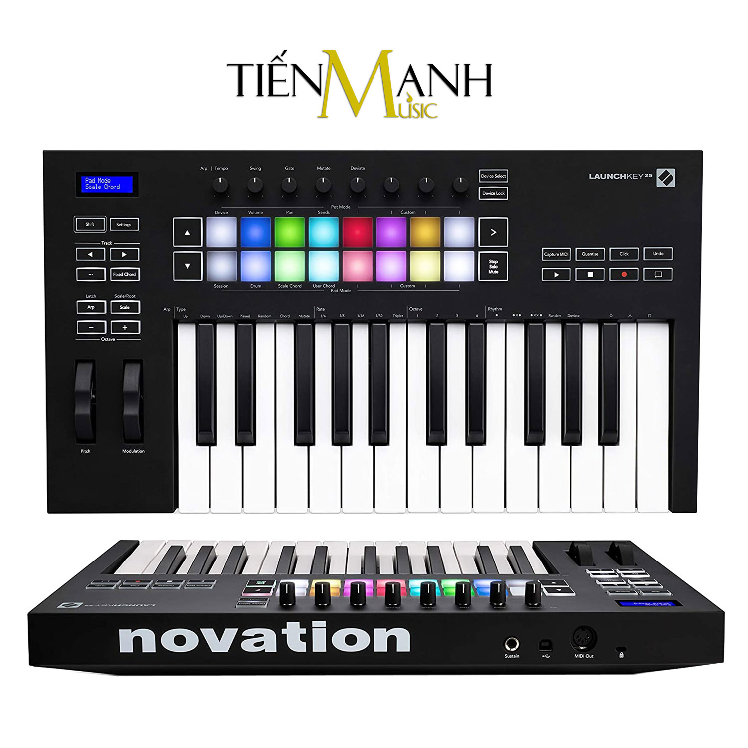 Novation Launchkey 25 MK3 Bàn phím sáng tác - Sản xuất âm nhạc Producer Keyboard Controller for Ableton Live - Kèm Móng Gẩy DreamMaker