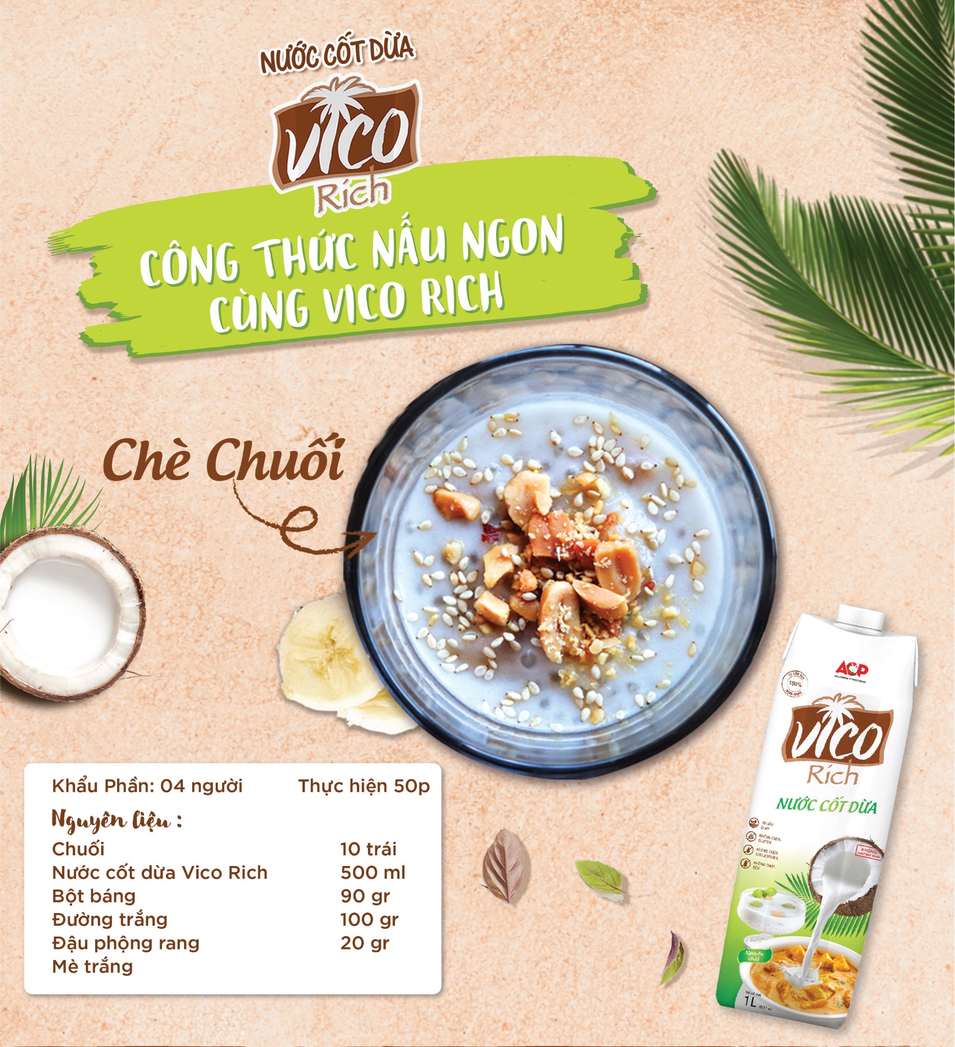 COMBO 2 HỘP NƯỚC CỐT DỪA VICO RICH 330ML