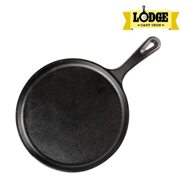 Chảo gang đúc, đáy hình nai sừng tấm Lodge 26.67 cm - L9OGWLMO. Dùng chiên, rán, áp chảo, nướng, đổ bánh, làm Beefsteak