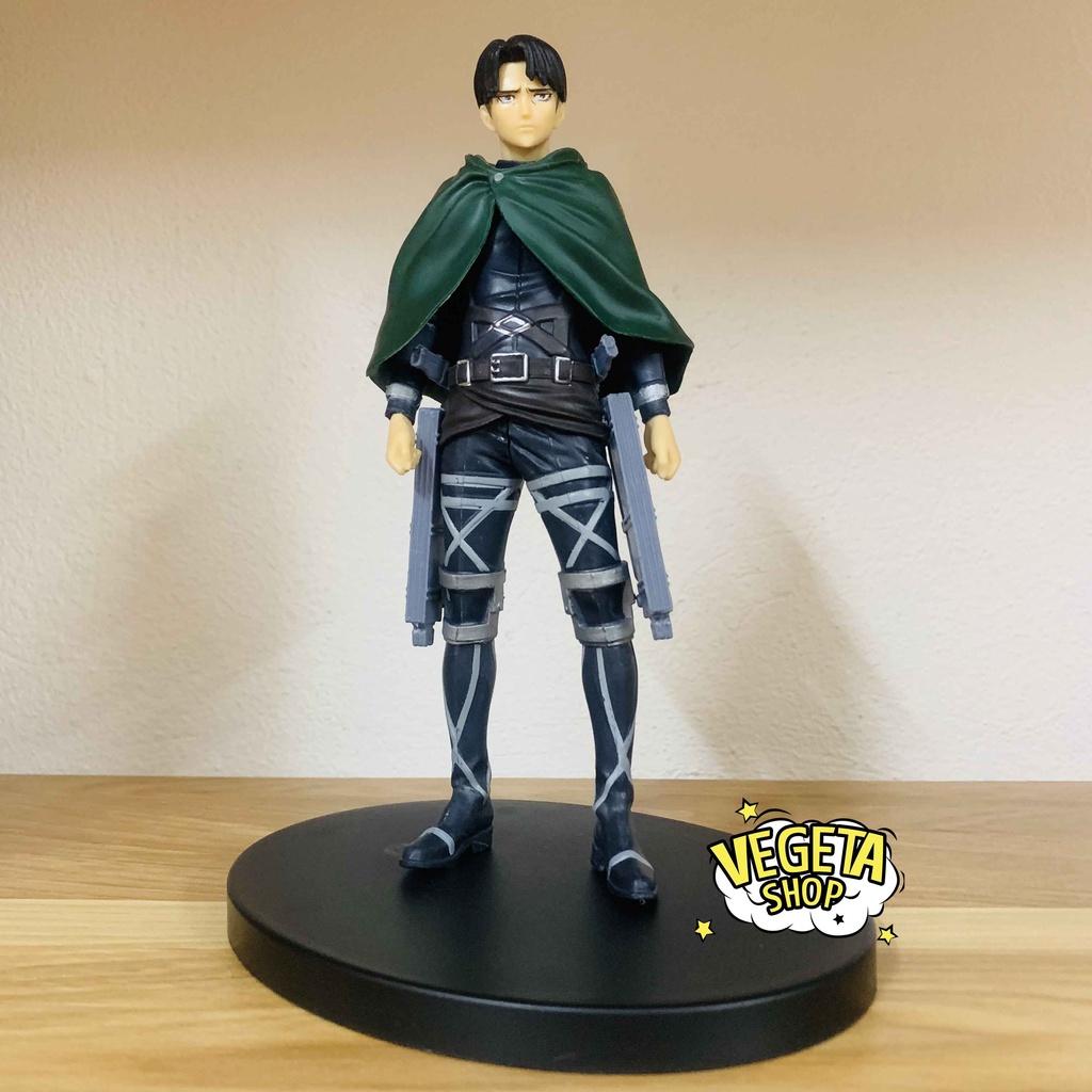 Mô hình Attack On Titan - Levi Ackerman - Đội trưởng Levi thuộc Trinh sát binh đoàn - Fullbox 16cm - Đại chiến titan