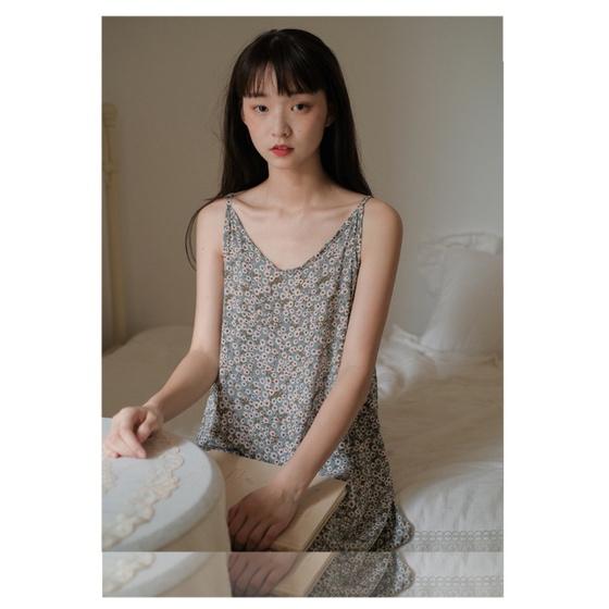 Đầm hoa nhỏ dây đeo vai có thể tùy chỉnh BK02