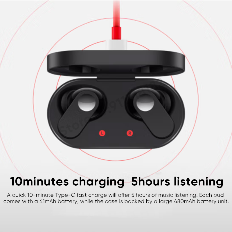 OnePlus Buds N Nord Buds TWs Tarphone Bluetooth 5.2 AI Noise DEFENING TRUE WIRELEPTY TIPTONE IP55 CHO ONEPLUS 11 10PRO Màu