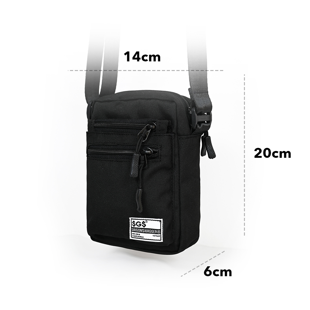 Túi Đeo Chéo Nam Nữ SAIGON SWAGGER SGS Double Zip Bag