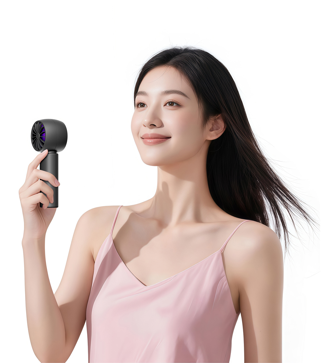 Quạt sạc cầm tay USB Tiross TS3437 Pin 3000mAh - Hàng chính hãng