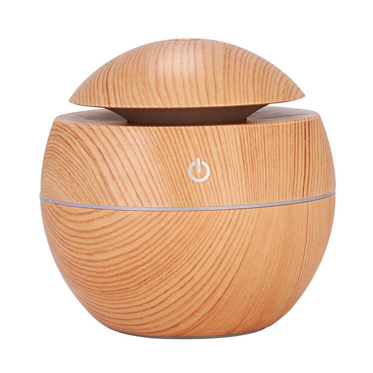 130Ml Mini Máy Tạo Độ Ẩm Không Khí USB Tinh Dầu Hương Thơm Khuếch Tán Lạnh Máy Phun Sương 7 Đèn LED Đổi Màu Đèn Ngủ nhà Phòng Ngủ