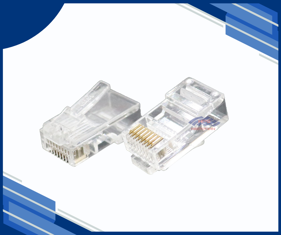 Đầu bấm mạng RJ45 CAT5E UTP - Corning - Hàng nhập khẩu