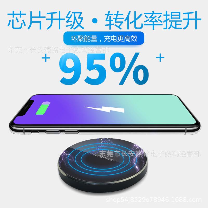 Khuyến mại sạc không dây sạc nhanh 10W thích hợp cho iphone Apple Huawei Xiaomi Samsung điện thoại di động máy tính để bàn sạc không dây