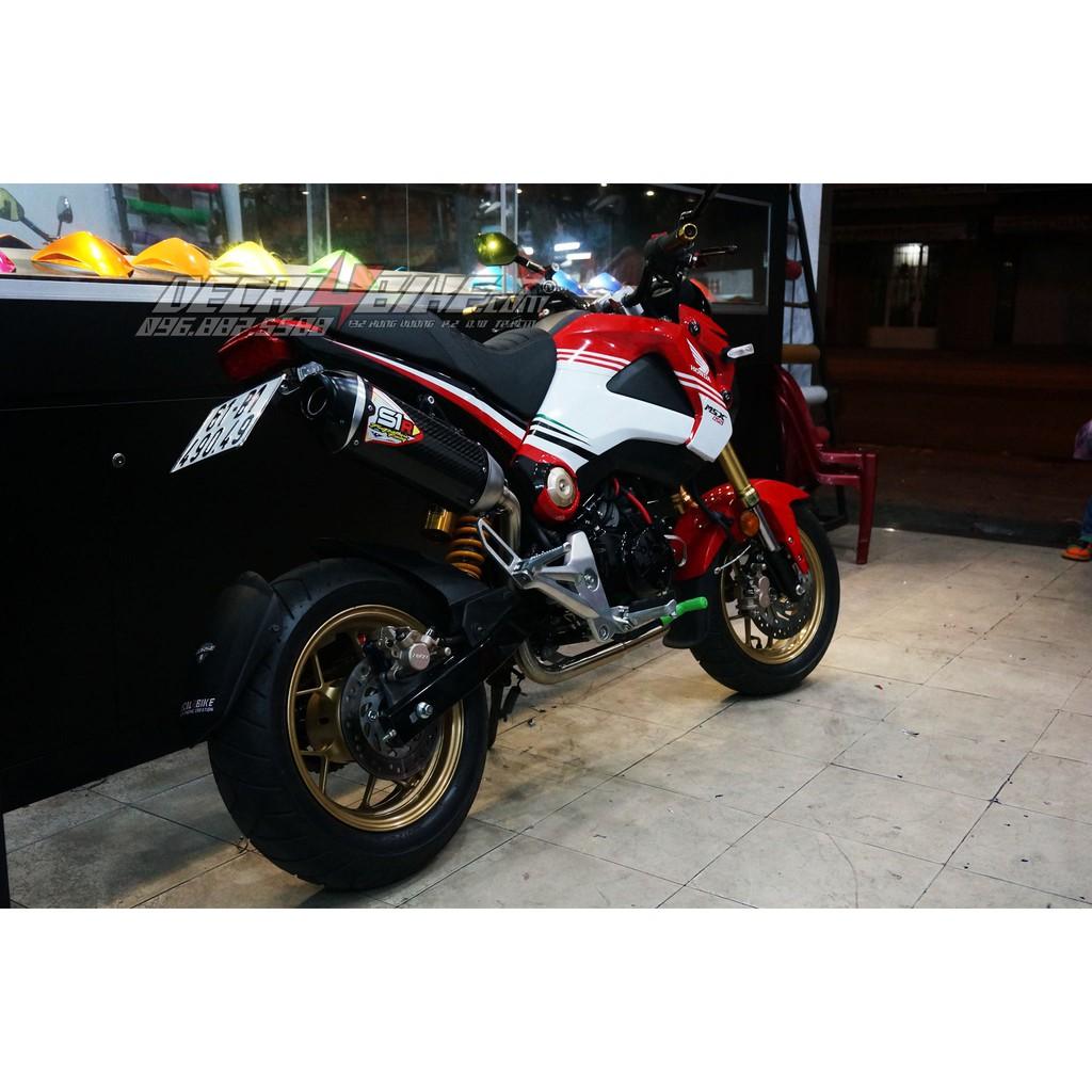 Tem trùm xe dành cho MSX DUCATI