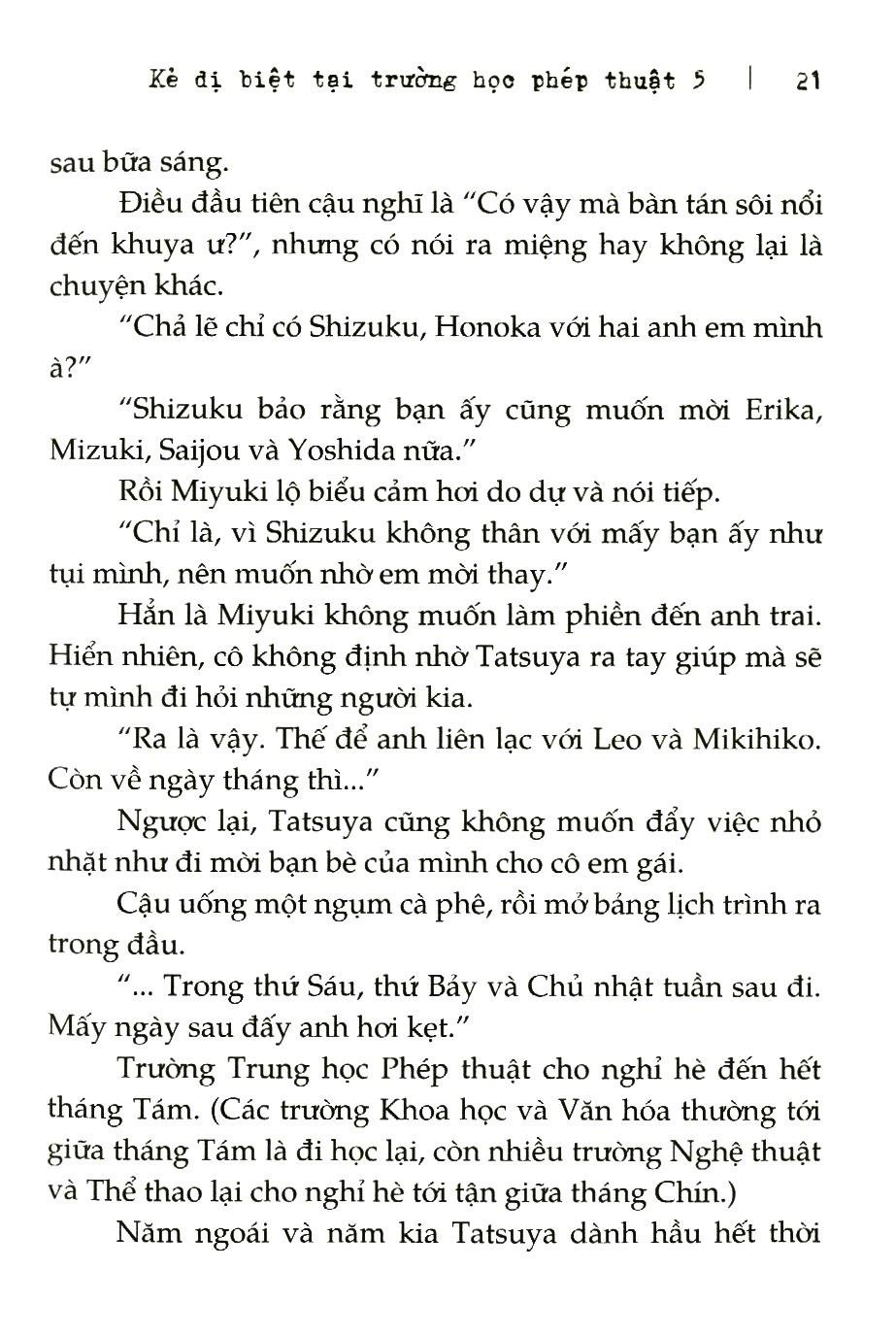 Sách Kẻ Dị Biệt Tại Trường Học Phép Thuật (Tập 5)