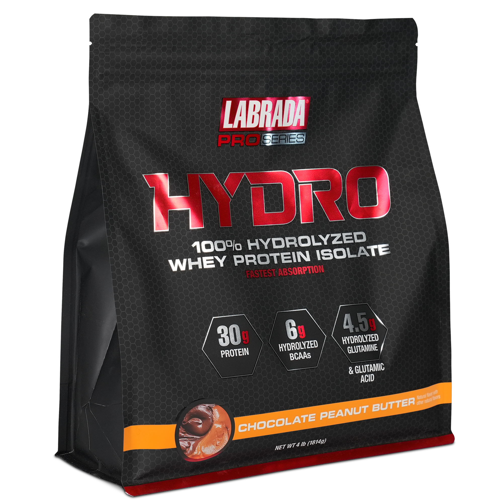 Labrada Pro Series Hydrolyzed Whey Protein Isolate 4lbs (45 Servings) - Giúp Hấp Thụ Và Tăng Khả Năng Tổng Hợp Protein Nhanh, Hỗ Trợ Phục Hồi Và Phát Triển Cơ Bắp