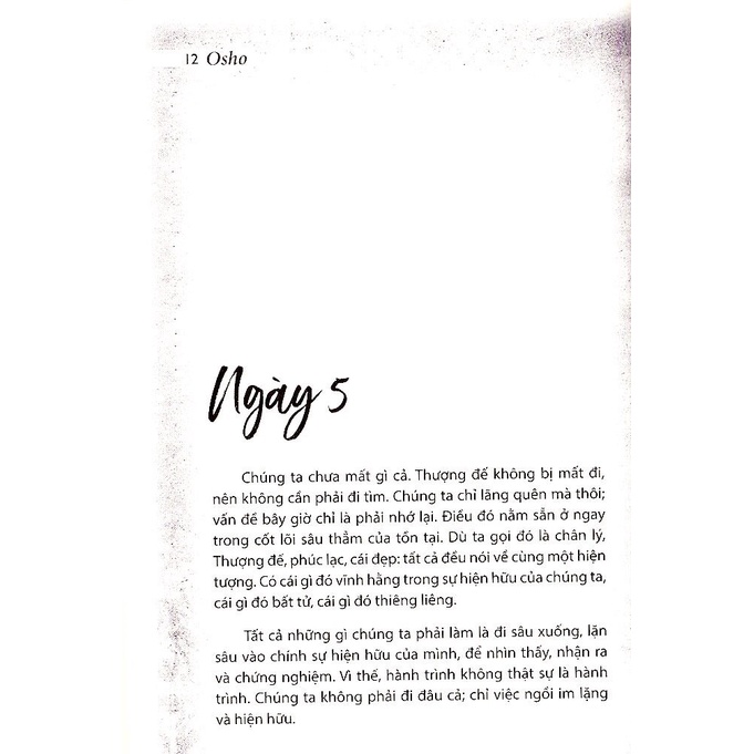 OSHO Suy Ngẫm Đầu Tiên Vào Buổi Sáng