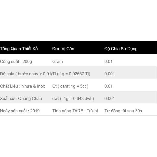 Cân điện tử nhà bếp mini , Cân Tiểu Ly Điện Tử Mini Móc Khóa Chính Xác Cao 200g 0.01
