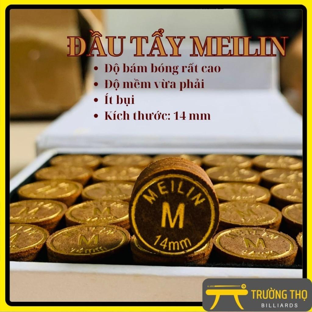 Đầu Cơ Bida Cho CLB- Đầu Tẩy Bida Meilin- Da Bò 8 lớp- Da Trâu- Bision Trường Thọ